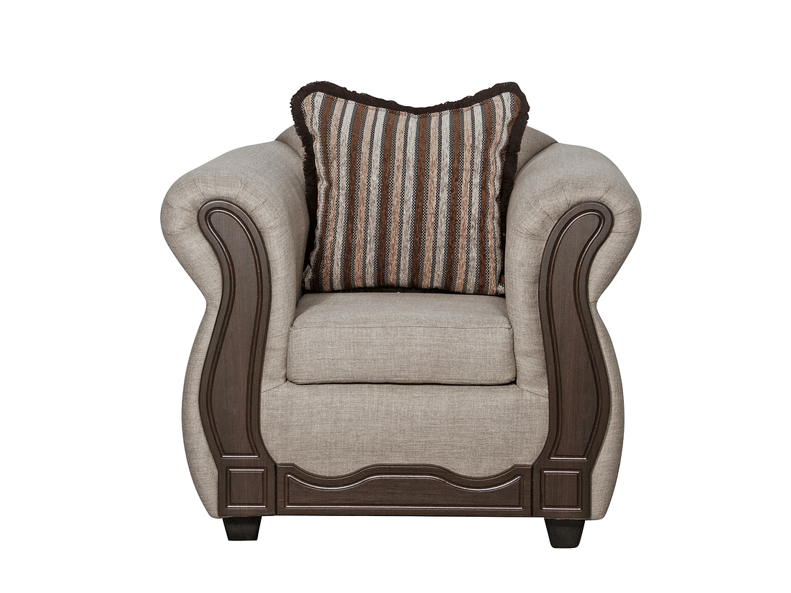 JUEGO LIVING BLACK FACTORY SOFIA 3 1 1 BEIGE 4