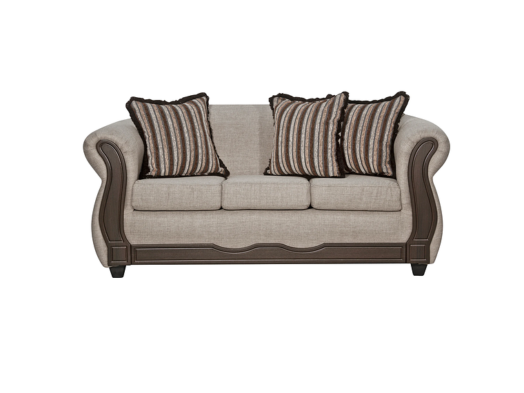 JUEGO LIVING BLACK FACTORY SOFIA 3 1 1 BEIGE 5