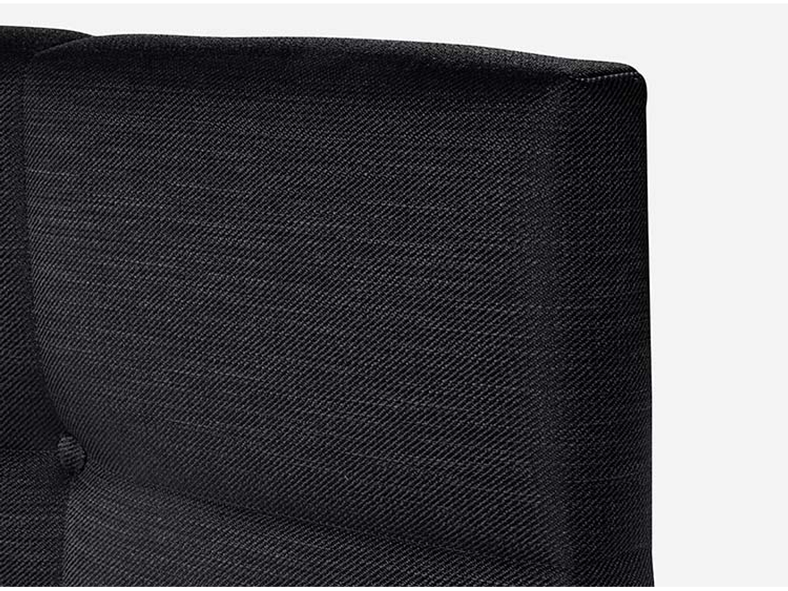 JUEGO DE DORMITORIO ROSEN CAMA EUROPEA AUTONOMY SKY 1.5 PLAZAS + SET ISSEY GRAFITO 5