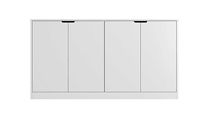 BUFFET BE DESIGN COMPAQ BESEIGN 4 PUERTAS BLANCO