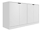 BUFFET BE DESIGN COMPAQ BESEIGN 4 PUERTAS BLANCO - Miniatura 4