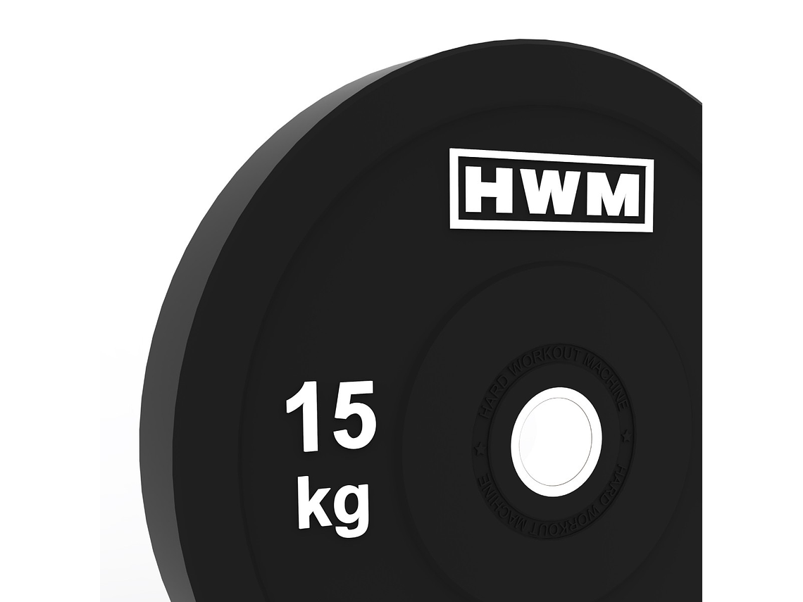 Par Bumper Plates Classic Black 15kg | HWM® 2