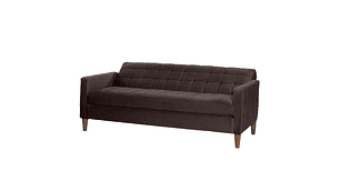 FUTON LATAM HOME GENOVA 3 CUERPOS CHOCOLATE TELA VELVET