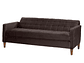 FUTON LATAM HOME GENOVA 3 CUERPOS CHOCOLATE TELA VELVET - Miniatura 2