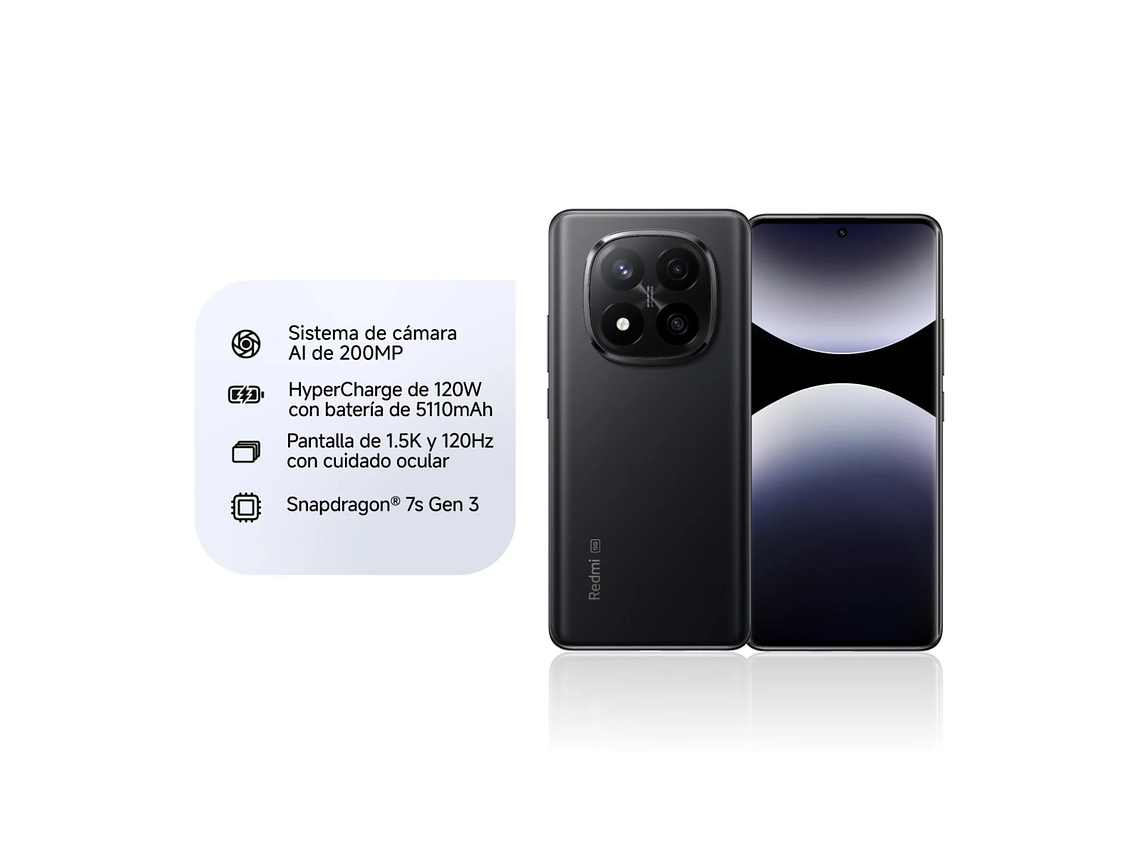 CELULAR REDMI NOTE 14 PRO+ 5G 256GB MIDNIGHT BLACK 1