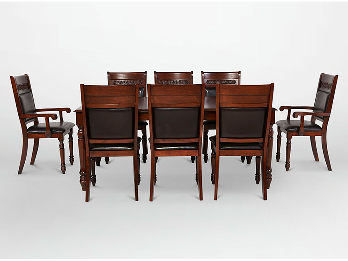 JUEGO DE COMEDOR CIC CORDOBES PLUS EXT 6 SILLAS 2 SITIALES 7