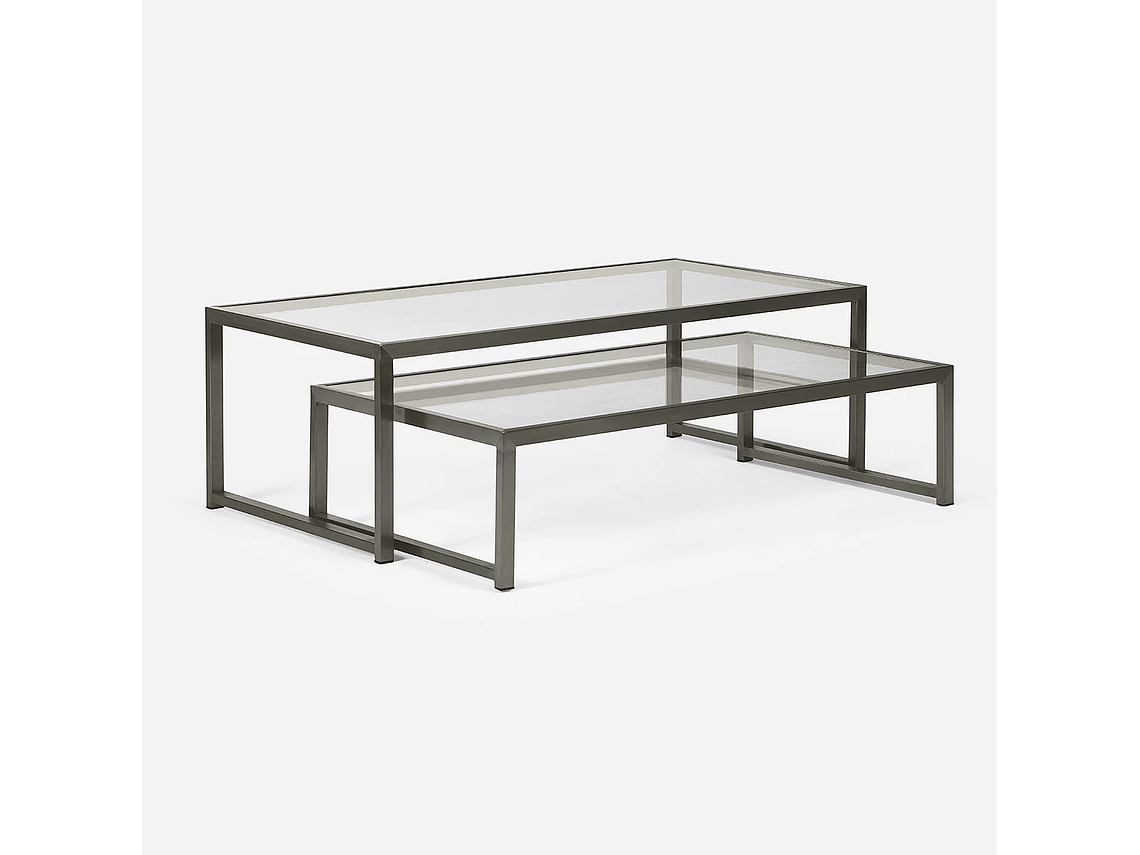 MESA CENTRO ROSEN NIDO TRESA 120 X 60 CM GRAFITO 4