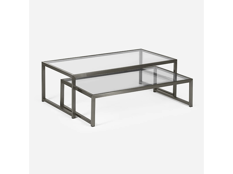 MESA CENTRO ROSEN NIDO TRESA 120 X 60 CM GRAFITO 5