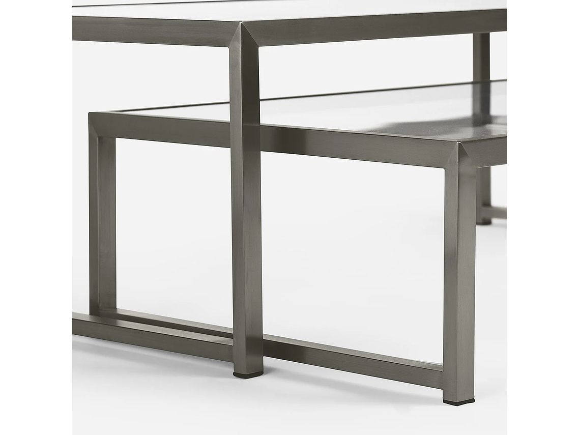 MESA CENTRO ROSEN NIDO TRESA 120 X 60 CM GRAFITO 6