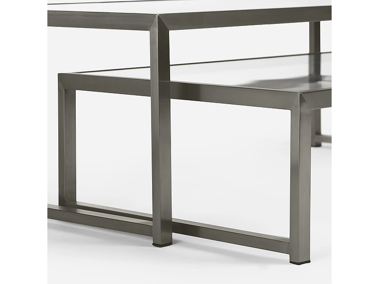 MESA CENTRO ROSEN NIDO TRESA 120 X 60 CM GRAFITO 6