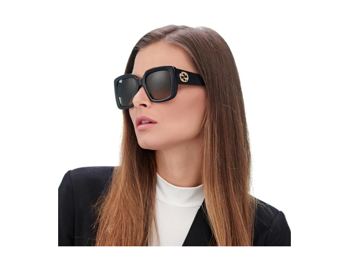LENTES SOL GUCCI SHINY BLACK 4