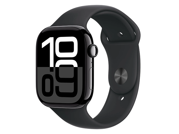 APPLE WATCH SERIES 10 GPS 46MM ALUMINUM CASE SPORT BAND M/L NEGRO 2
