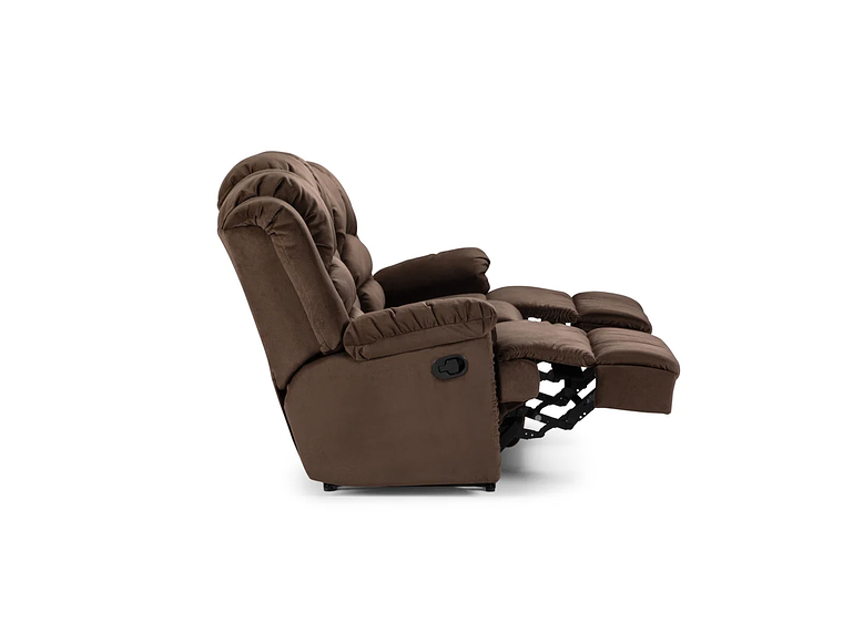 SOFÁ ROSEN JARRIE 3 CUERPOS CAFÉ RECLINABLE CHEX MANUAL 3