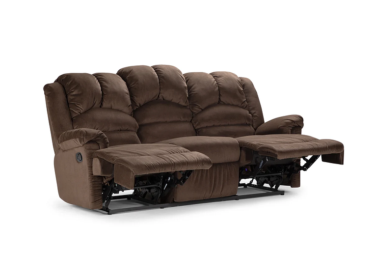 SOFÁ ROSEN JARRIE 3 CUERPOS CAFÉ RECLINABLE CHEX MANUAL 7