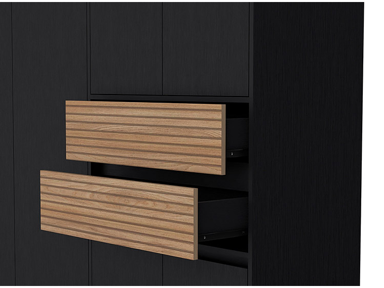 CLOSET TUHOME AUSTIN 6 PUERTAS 2 CAJONES CHOCOLATE 8