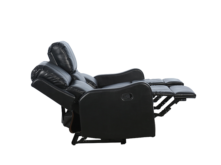 BERGERE RECLINABLE 3 CUERPOS MANUAL BLADEN TOKIO LEATHER R6486B53-NEGRO 2