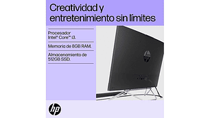 ALL IN ONE HP 24-CB1023LA INTEL CORE I3 8GB RAM 512GB SSD 23.8