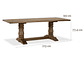 JUEGO DE COMEDOR CIC SEATTLE 8 SILLAS BEIGE - Miniatura 3