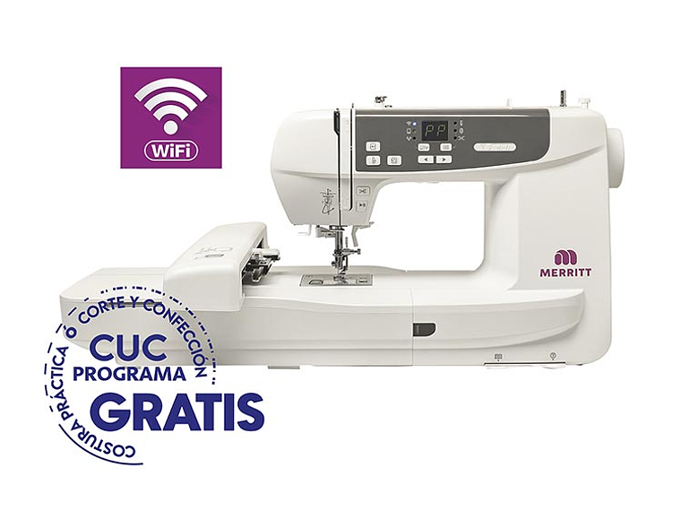 MAQUINA BORDADORA MERRIT BORDA 2 8