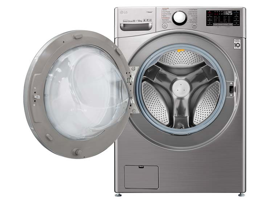 LAVADORA SECADORA LG WD22VV2S6 22KG/13KG GRIS 5
