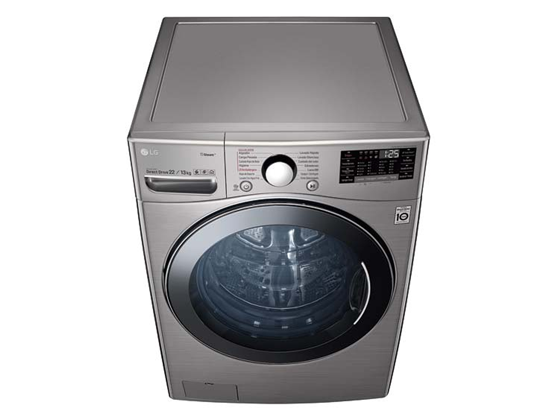 LAVADORA SECADORA LG WD22VV2S6 22KG/13KG GRIS 6