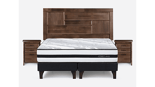 JUEGO DE DORMITORIO ROSEN CAMA EUROPEA DRIVEN BD 2 PLAZAS + SET DOLCE