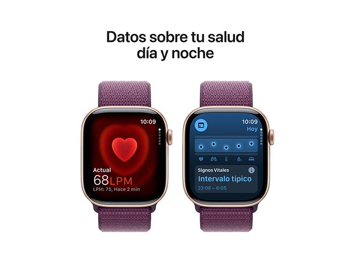 APPLE WATCH SERIE 10 46MM ROSE GOLD ALUMINIO CORREA LOOP DEPORTIVA 5