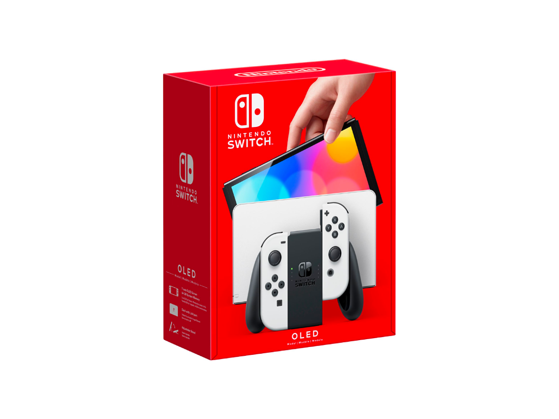 CONSOLA NINTENDO SWITCH OLED BLANCO 3