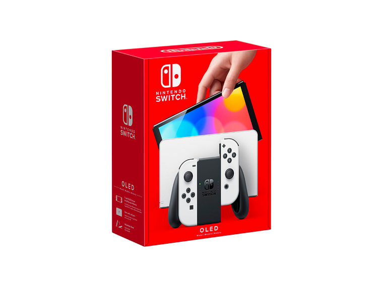 CONSOLA NINTENDO SWITCH OLED BLANCO 3