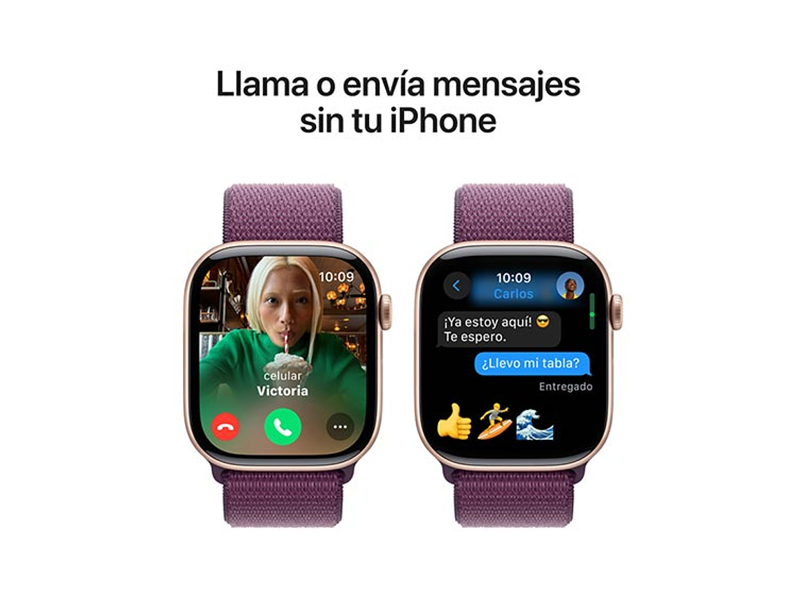 APPLE WATCH SERIE 10 46MM ROSE GOLD ALUMINIO CORREA LOOP DEPORTIVA 7