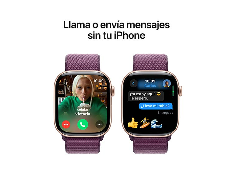 APPLE WATCH SERIE 10 46MM ROSE GOLD ALUMINIO CORREA LOOP DEPORTIVA 7