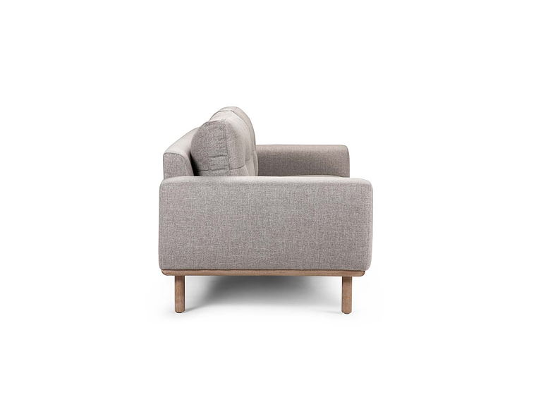 SOFÁ ROSEN BIADA 3 CUERPOS TELA GRIS PERLA 4