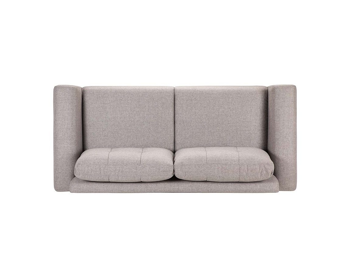 SOFÁ ROSEN BIADA 3 CUERPOS TELA GRIS PERLA 7