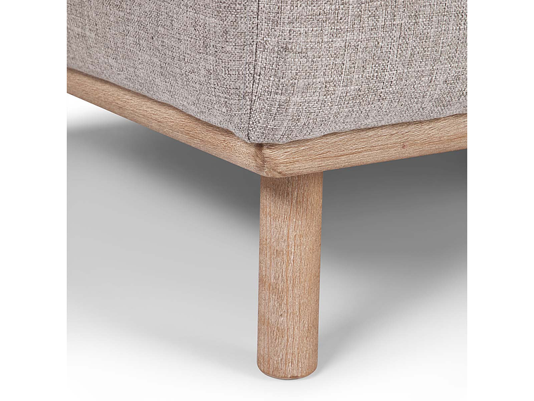 SOFÁ ROSEN BIADA 3 CUERPOS TELA GRIS PERLA 8