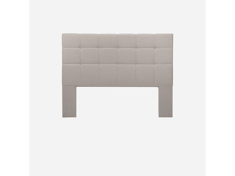 CAMA EUROPEA NEO PLUS KING 180X200 CM + RESPALDO ISSEY BEIGE 2