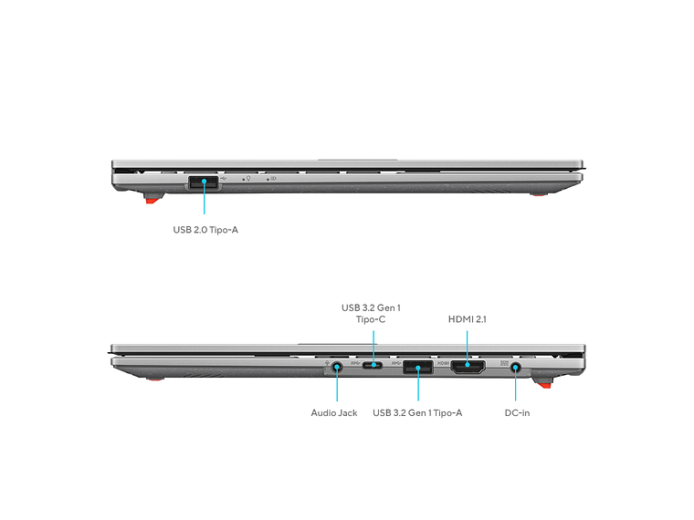 NOTEBOOK ASUS VIVOBOOK GO 14 AMD R5 8GB RAM 512GB SSD 14' 3