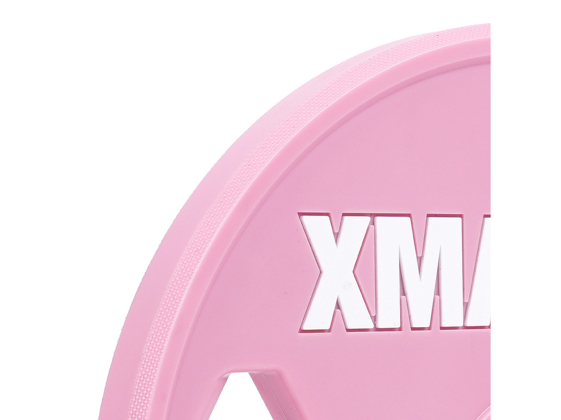 Par Discos Olímpicos CPU Pink Grip 10kg | XMASTER 4