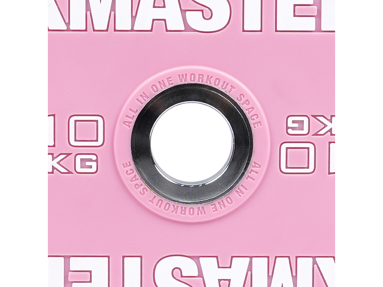 Par Discos Olímpicos CPU Pink Grip 10kg | XMASTER 5