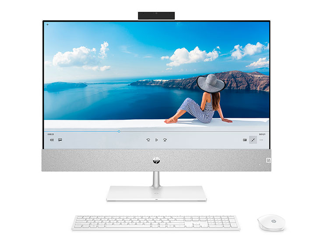 ALL IN ONE HP PAVILION 27-CA0001 / AMD RYZEN 5 / 8GB RAM / 512GB SSD / 27 FHD 7