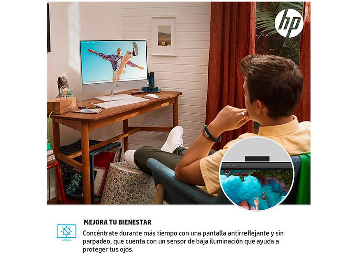 ALL IN ONE HP PAVILION 27-CA0001 / AMD RYZEN 5 / 8GB RAM / 512GB SSD / 27 FHD 9