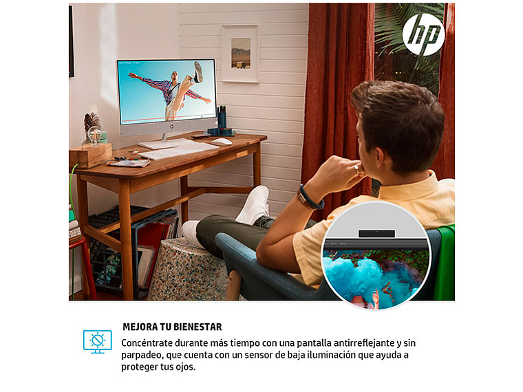 ALL IN ONE HP PAVILION 27-CA0001 / AMD RYZEN 5 / 8GB RAM / 512GB SSD / 27 FHD 9