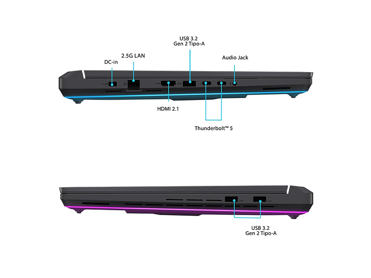 NOTEBOOK ASUS ROG STRIX G16 U9 32GB RAM 1TB SSD RTX 5070 TI 4