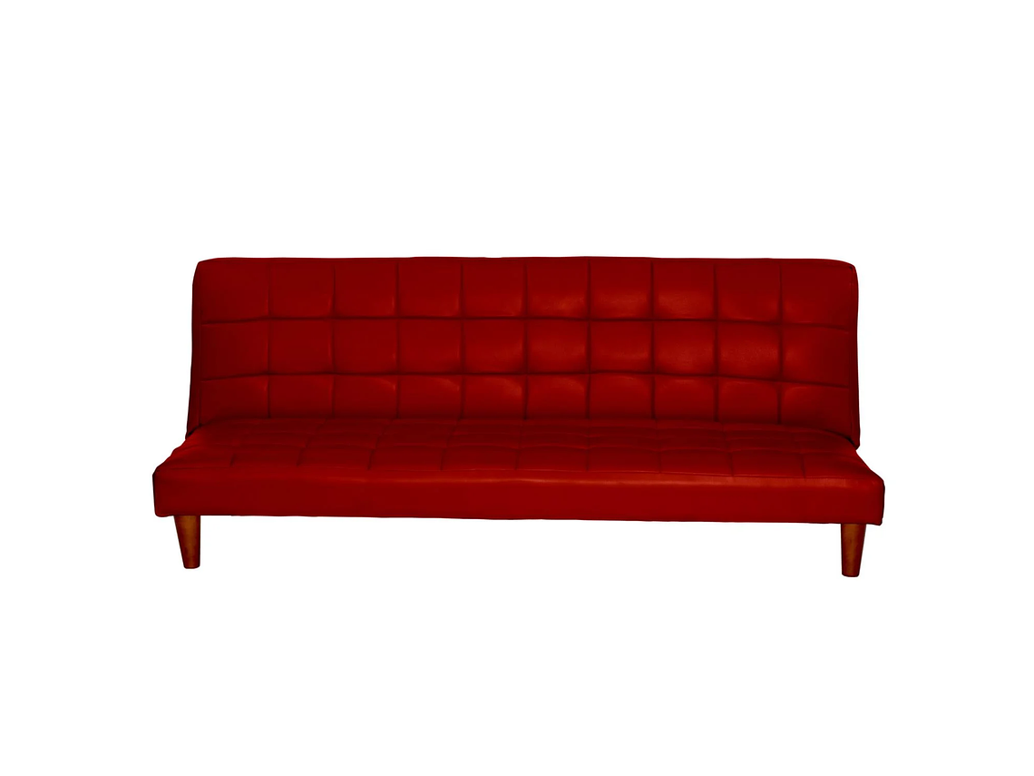 FUTON TURIN PU ROJO 1