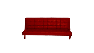 FUTON TURIN PU ROJO