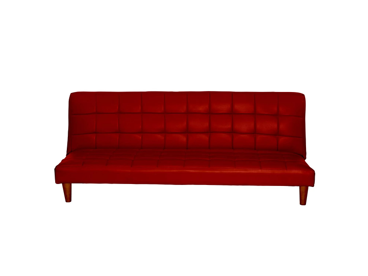FUTON TURIN PU ROJO 1