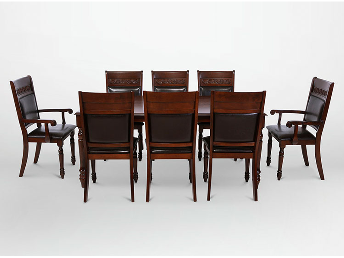 JUEGO DE COMEDOR CIC NEW CORDOBES 6 SILLAS 2 SITIALES 1