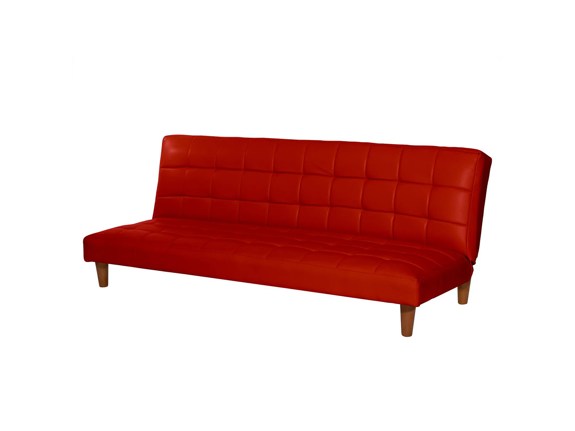 FUTON TURIN PU ROJO 4