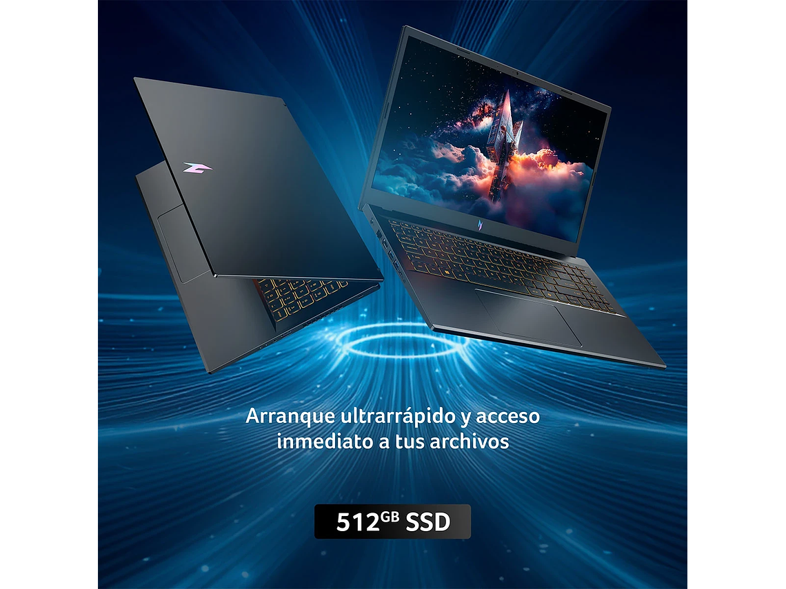 NOTEBOOK ACER GAMER NITRO 5 ANV15-52-73S9-1 INTEL CORE I7 24GB RAM 512GB SSD NVIDIA RTX5050 15.6