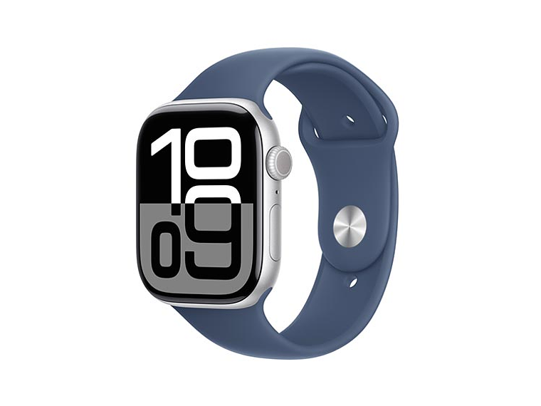 APPLE WATCH SERIE 10 46MM PLATA ALUMINIO CORREA DEPORTIVA M/L 2
