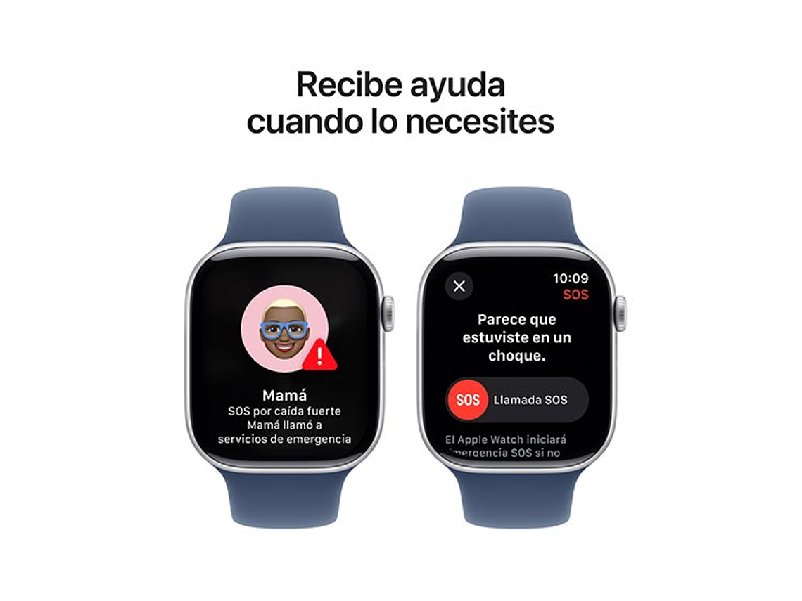 APPLE WATCH SERIE 10 46MM PLATA ALUMINIO CORREA DEPORTIVA M/L 7